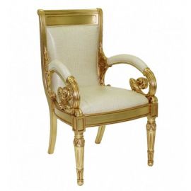 italy01: Versace Home Vanitas Maxi Armchair with structure in