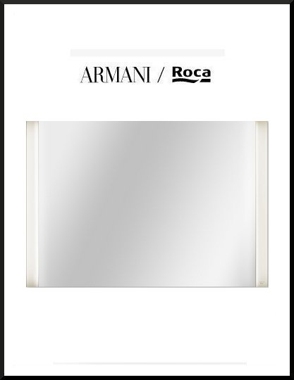 italy01 Armani Island download 1734x1200 lighted mirror with demister and Maxiclean treatment technical sheet