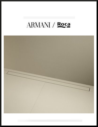 italy01 Armani Island download In-Drain X3 950 mm installation drainage kit technical sheet