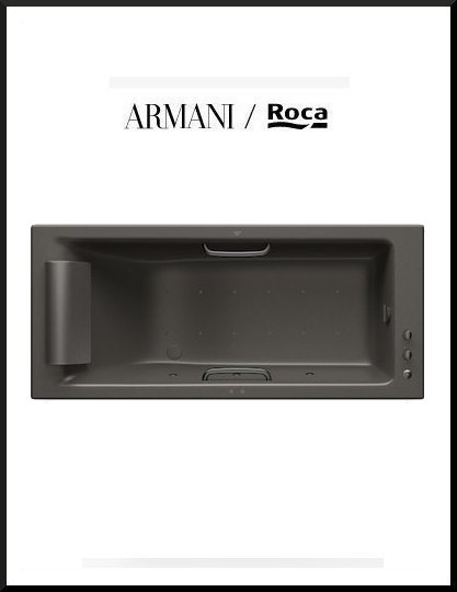 italy01 Armani Island download built-in 1800x800 bathtub with soft air technical sheet