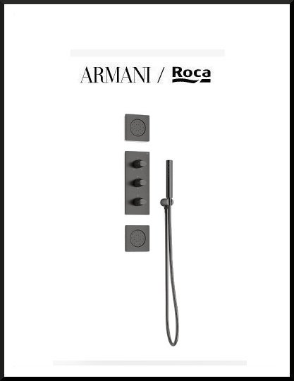 italy01 Armani Island download built-in 5-function thermostatic shower mixer technical sheet