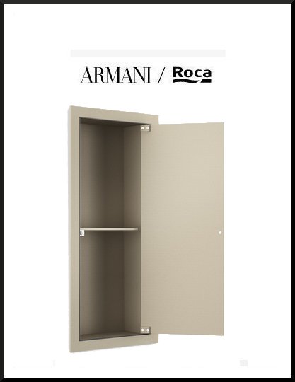 italy01 Armani Island download built-in vertical cabinet with right-handed door technical sheet