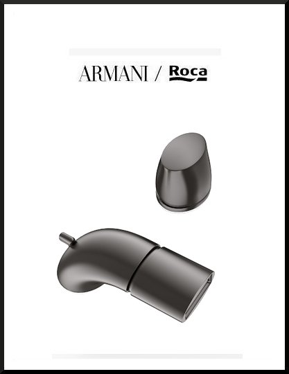 italy01 Armani Island download single side lever bidet mixer with pop-up waste technical sheet