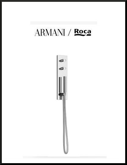 italy01 Armani Island download visible components for built-in 2-function thermostatic shower mixer technical sheet