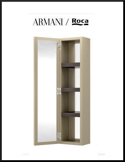 italy01 Armani Island download wall-hung column unit with door left-handed technical sheet